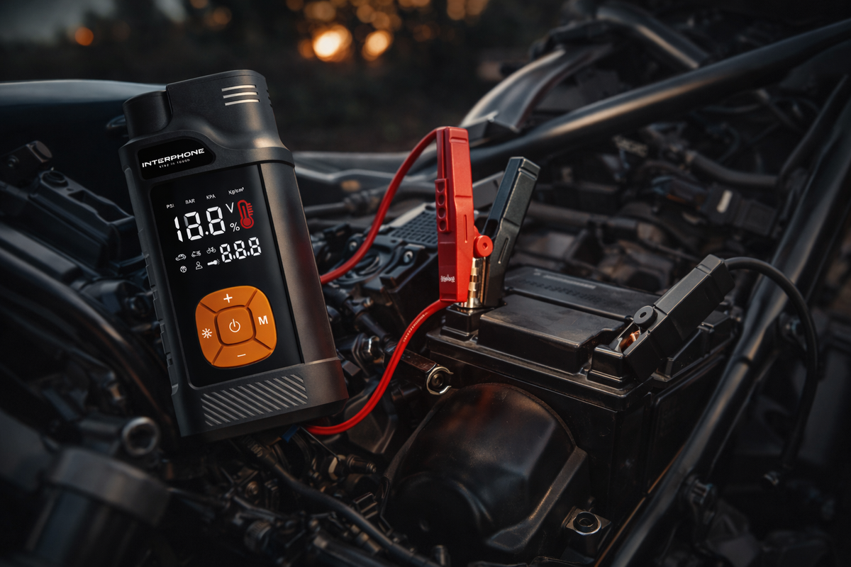 AIR PUMP POWER - AVVIATORE DI EMERGENZA CON COMPRESSORE PORTATILE