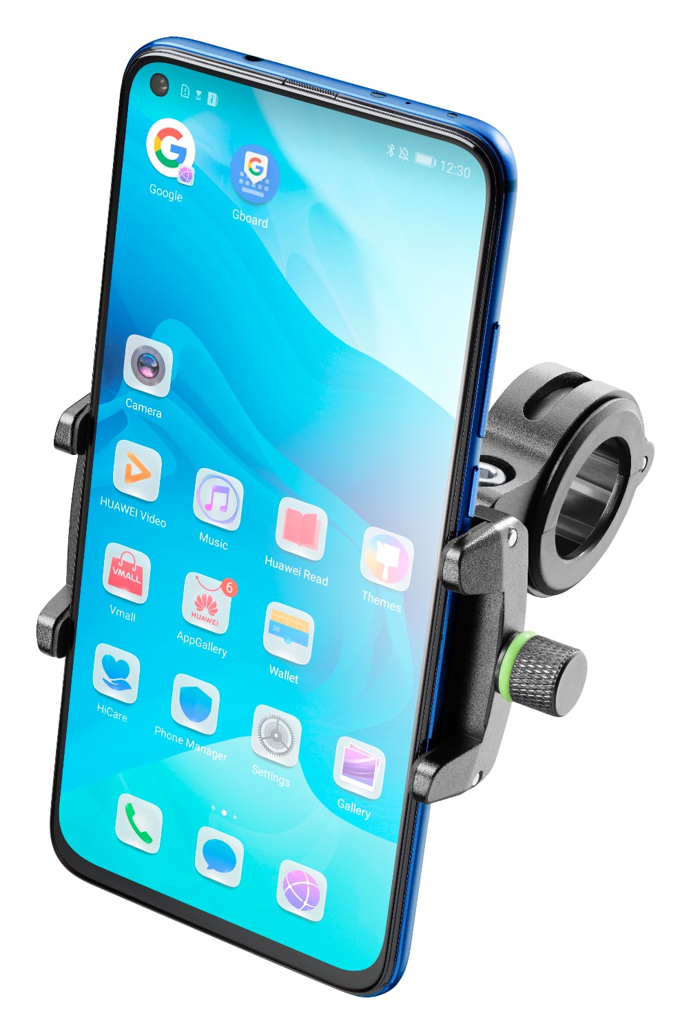 Supporto Per Telefono Moto Interphone, Nero, Attacco Allo Specchio, Universale, Nuovo - Foto 2