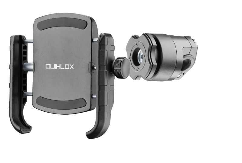 Étui Universel Étanche Quiklox 7 - Coque Rigide Waterproof Pour Smartphone Sur Guidon Ou Rétroviseur Moto