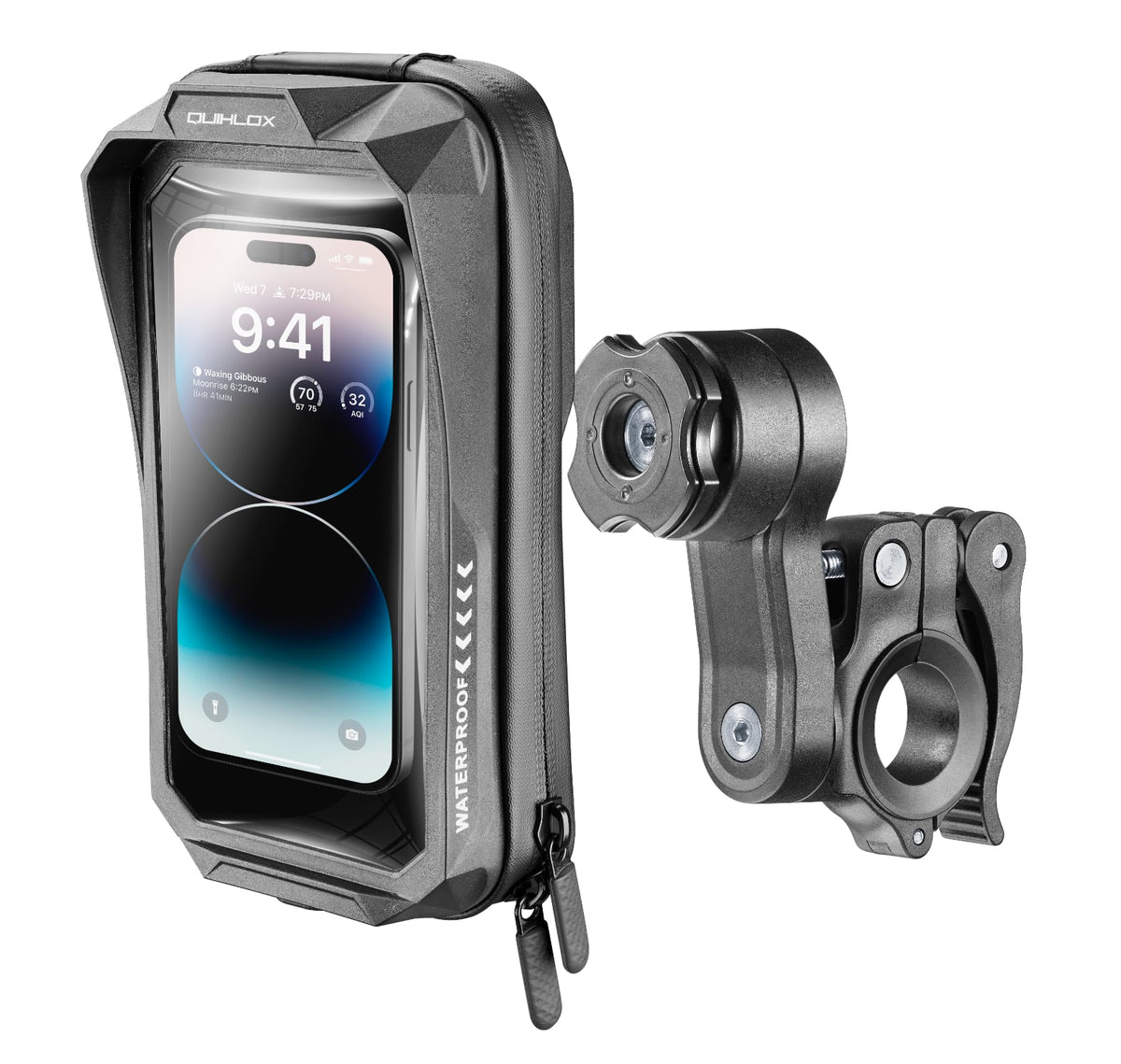 QUIKLOX KIT - WATERPROOF PRO CASE AND HANDLEBAR MOUNT