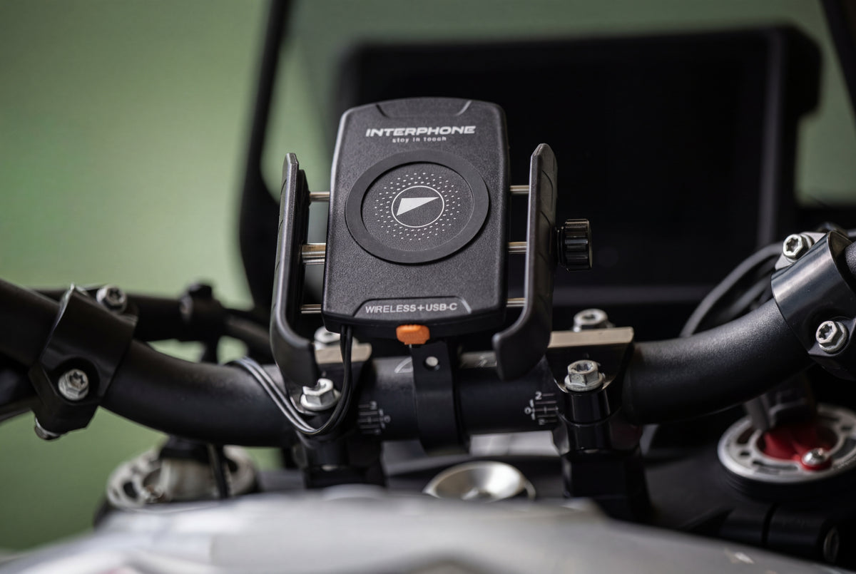 CRAB WIRELESS - PORTA TELEFONO CON RICARICA WIRELESS E USB-C